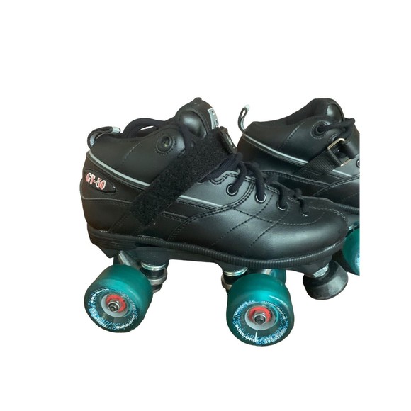 Sure Grip Rock GT-50 Unisex Adults Black Blue Lace Up Roller Skates Size 6M 7W - Picture 3 of 11